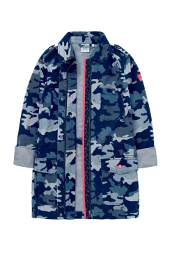 Women Scamp & Dude Navy Camo Utility Jacket