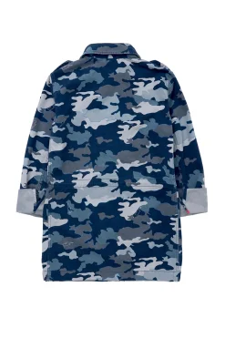 Women Scamp & Dude Navy Camo Utility Jacket