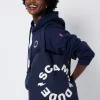 Women Scamp & Dude Navy Graphic Logo Tote Bag