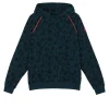 Women Scamp & Dude Navy Leopard Hoodie