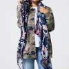 Women Scamp & Dude Navy with Pink Camo Charity Super Scarf