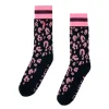 Women Scamp & Dude Navy with Pink Leopard Socks