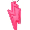 Women Scamp & Dude Neon Pink Lightning Bolt Keyring