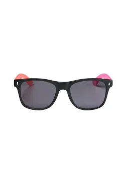Women Scamp & Dude 'Neon Sunnies' Black with Orange and Neon Pink