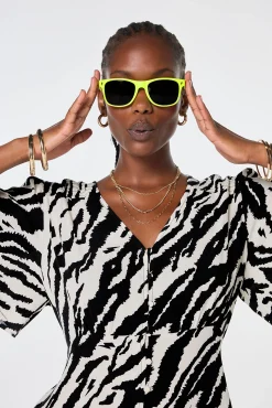 Women Scamp & Dude 'Neon Sunnies' Yellow