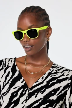 Women Scamp & Dude 'Neon Sunnies' Yellow