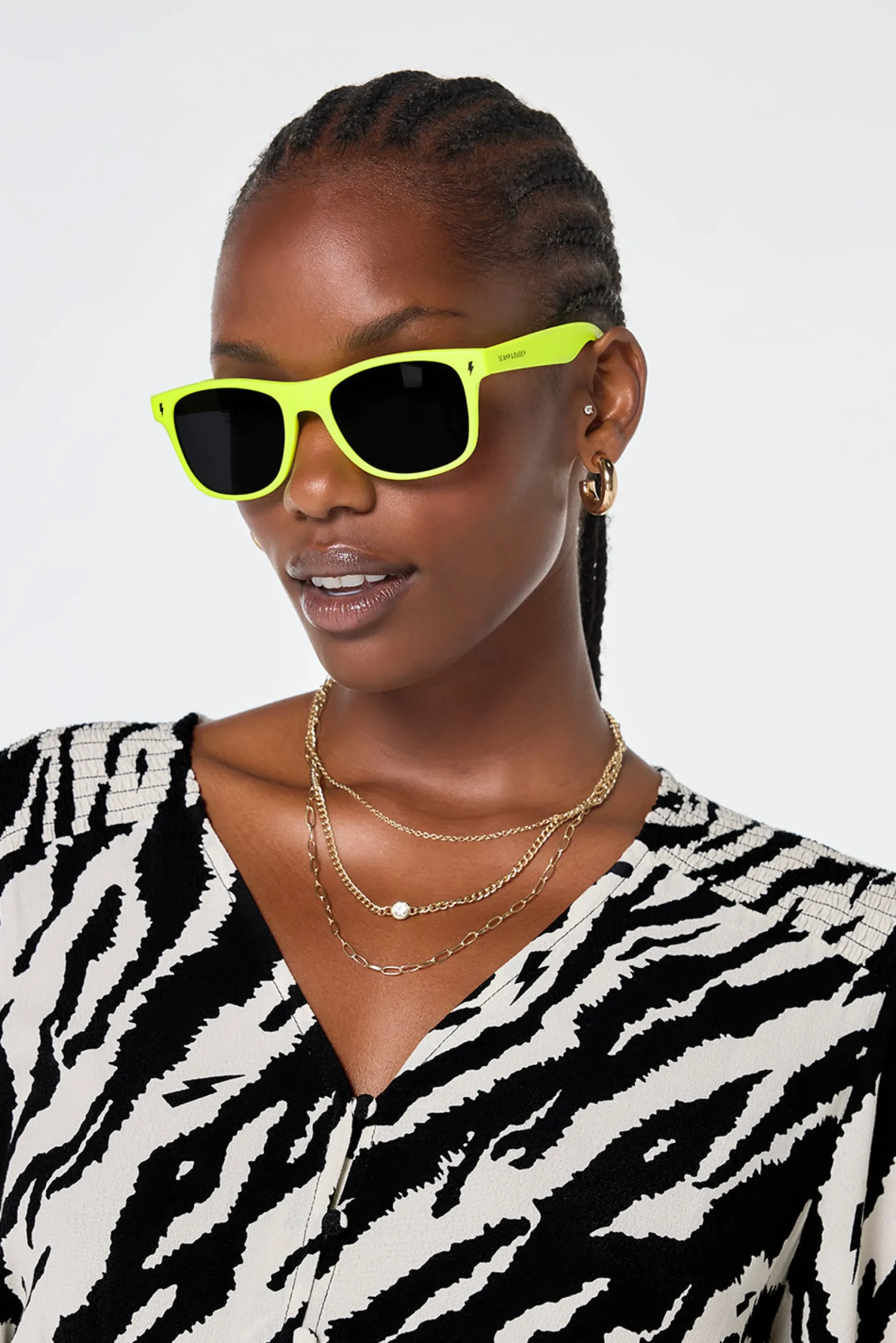Women Scamp & Dude 'Neon Sunnies' Yellow