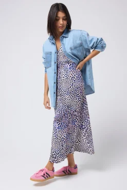 Women Scamp & Dude Pale Indigo Relaxed Denim Shirt