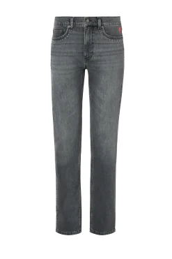 Women Scamp & Dude Washed Black Studded Boyfriend Jeans