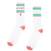 Women Scamp & Dude White Sport Socks