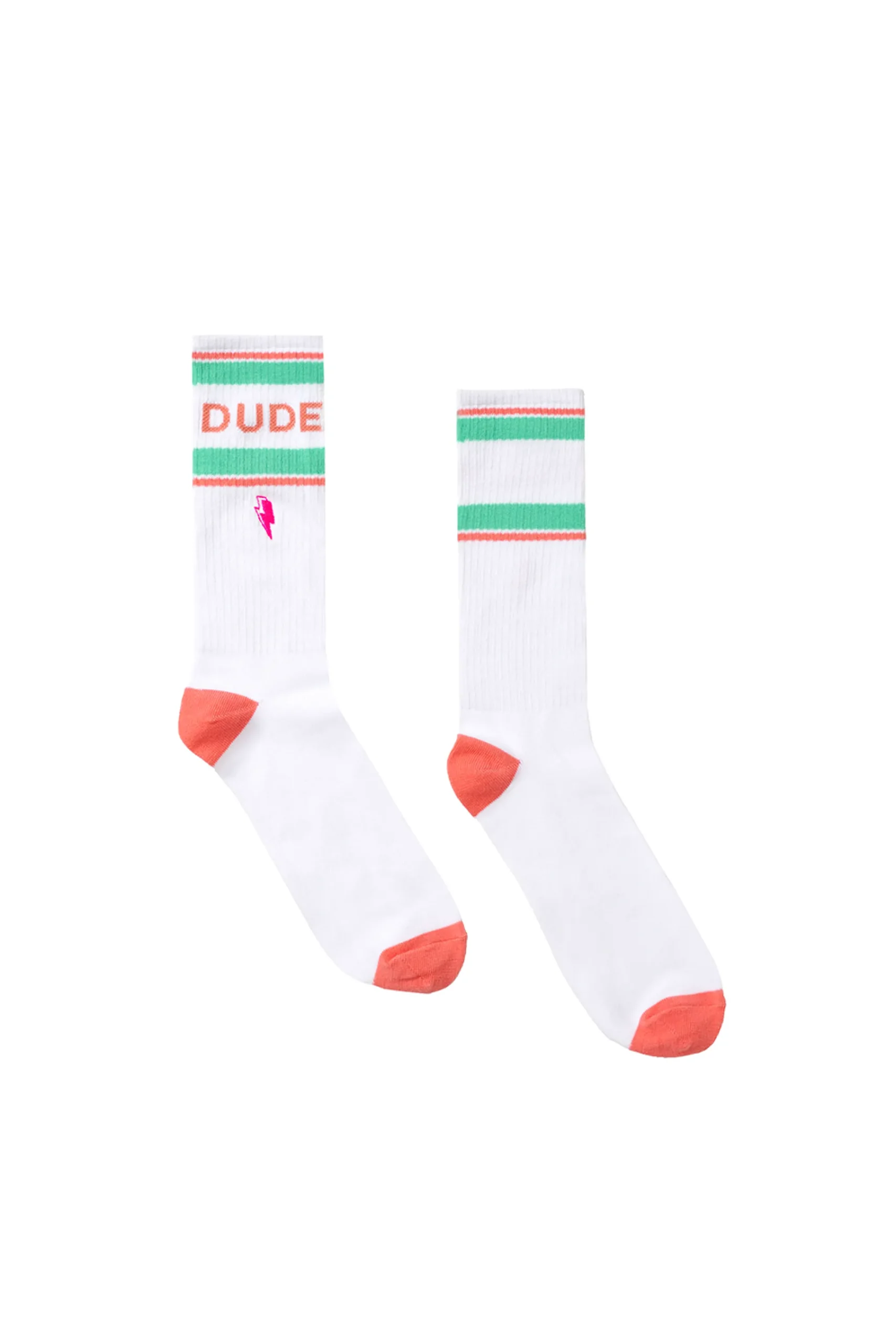 Women Scamp & Dude White Sport Socks